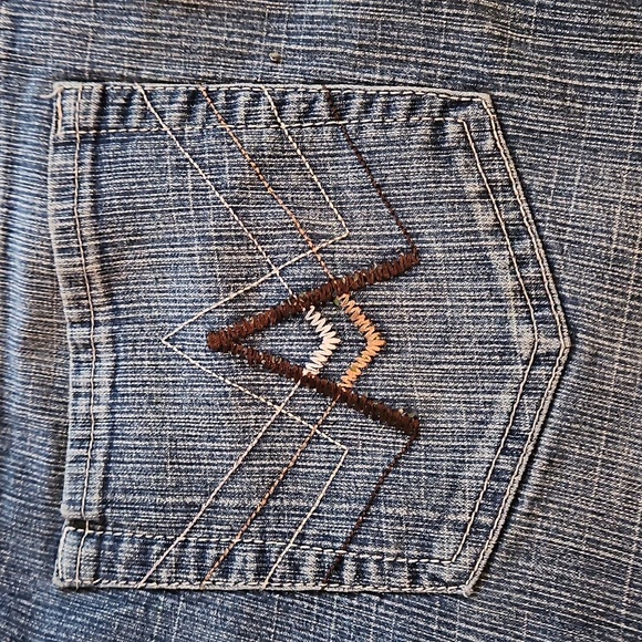 7 For All Mankind, Sz 30x31, Medium Wash Blue Denim Jeans - Picture 7 of 11